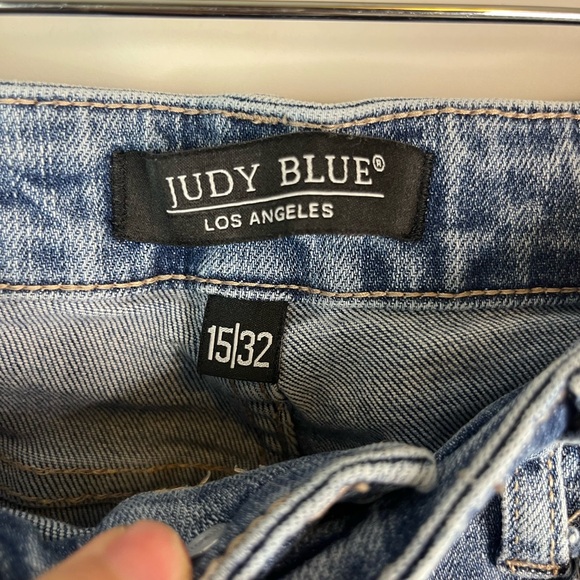 Judy Blue slim bootcut jeans‎ size 15/32 stretch high rise split ankle - Picture 6 of 6